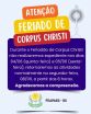 Feriado de Corpus Christi</a><script src=