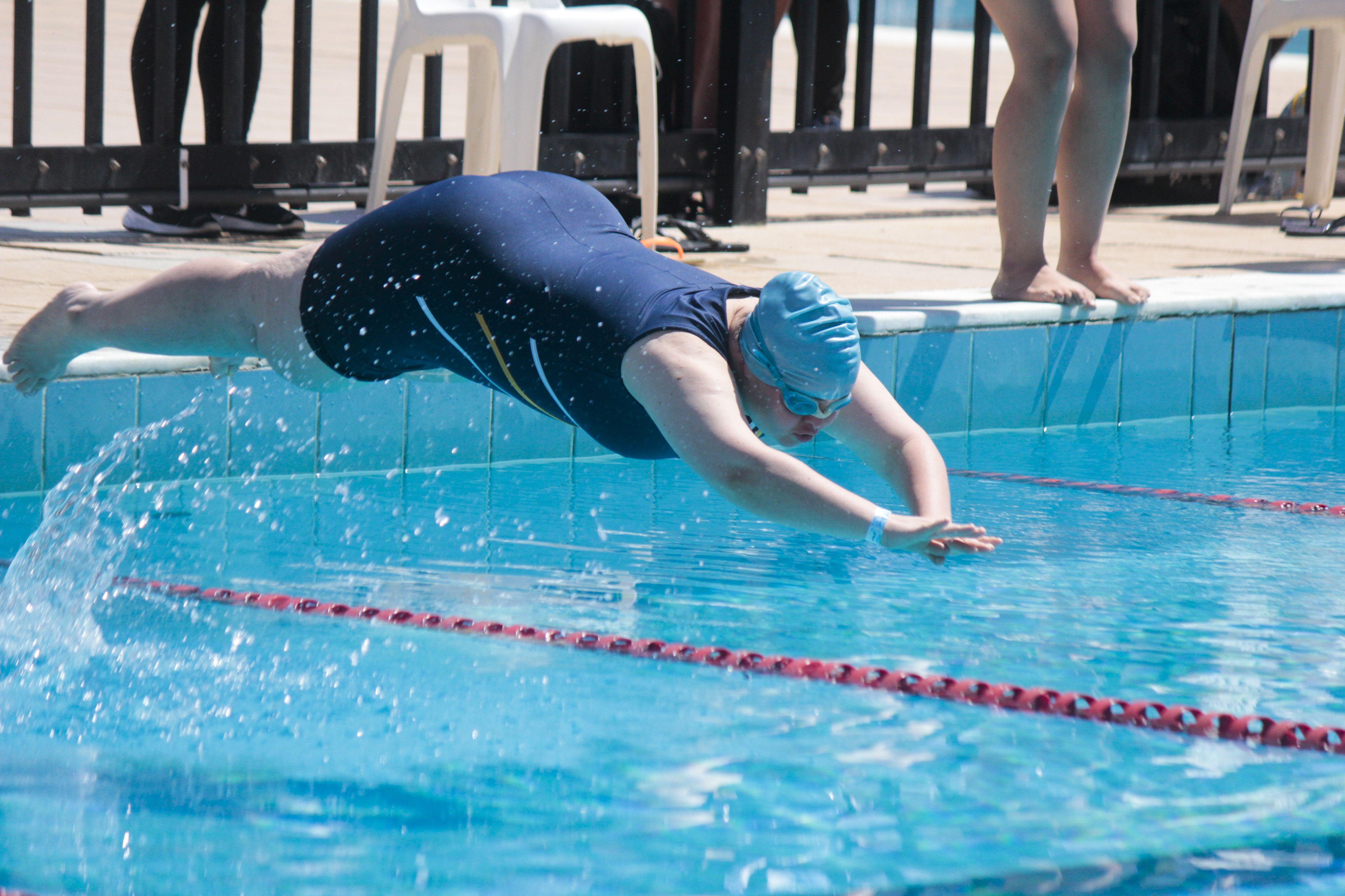 Joissara Ghesti, 3º lugar na natação 50m craw. / Crédito: Nathan Tortorela